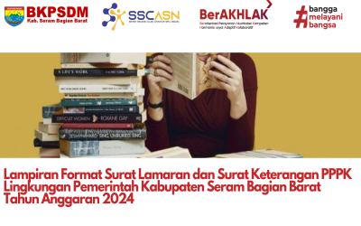 Lampiran Format Surat Lamaran dan Surat Keterangan PPPK Lingkungan Pemerintah Kabupaten Seram Bagian Barat Tahun Anggaran 2024